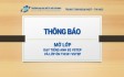 THÔNG BÁO: Mở lớp ôn thi B1 VSTEP